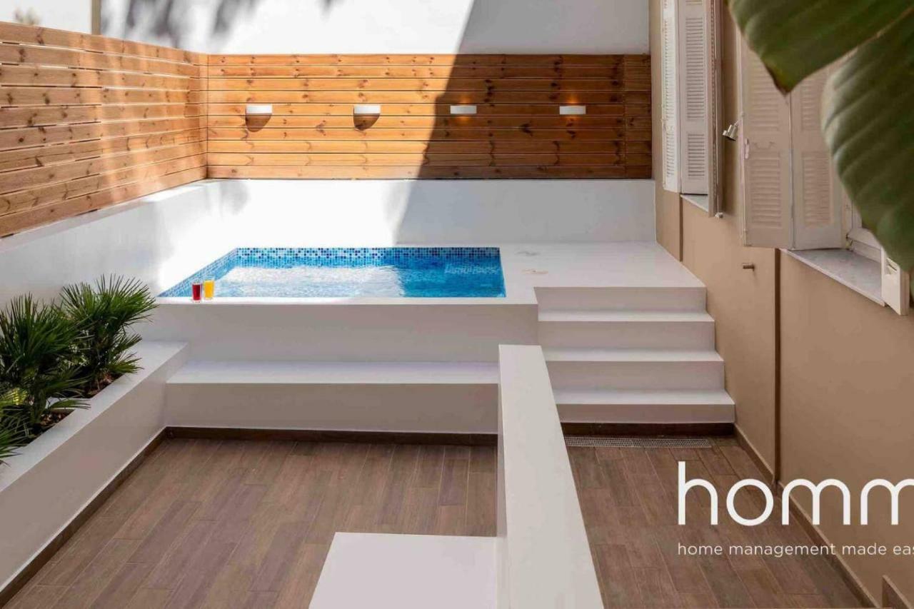 Nemeseos Ground Floor Homm Apartment With Roof Garden And Wading Pool Atene Esterno foto