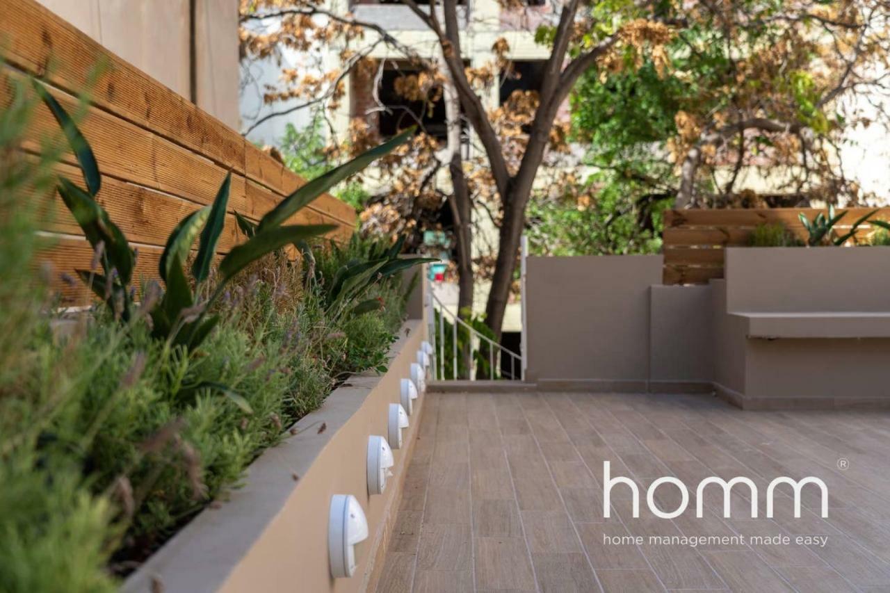 Nemeseos Ground Floor Homm Apartment With Roof Garden And Wading Pool Atene Esterno foto